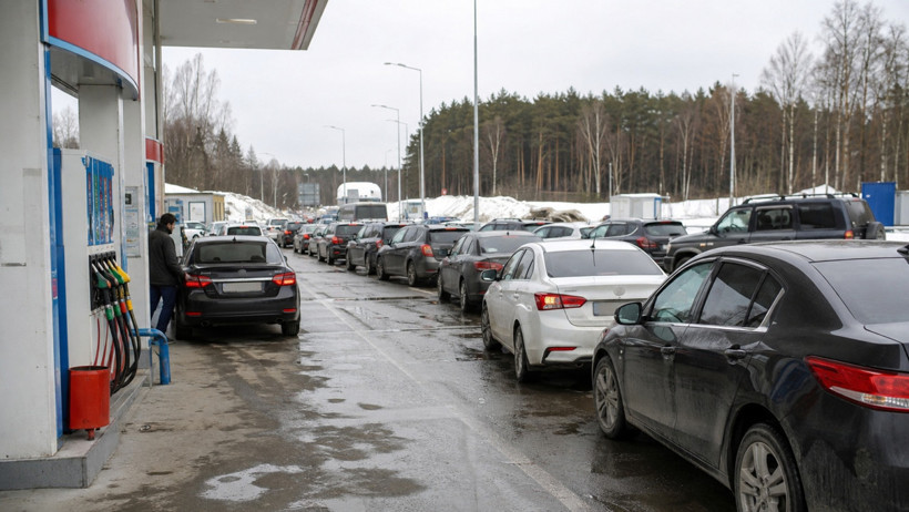 Rusya&rsquo;da yakıt krizi b&uuml;y&uuml;yor: Moskova&rsquo;da benzine litre sınırı - Resim : 1