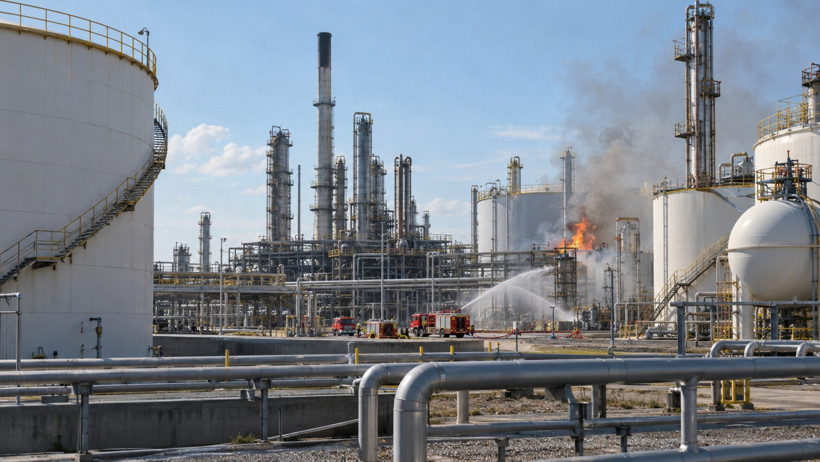 Savaş petrol&uuml;n kalbine sı&ccedil;radı: Suudi enerji tesisleri vuruldu - Resim : 1