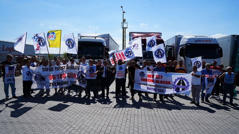 TIR şoförlerinden Avrupa'ya Schengen tepkisi: "Göçmen muamelesi yapmayın" - Resim : 1