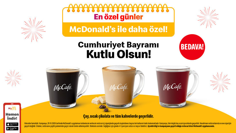 McDonald’s Türkiye’den Cumhuriyet’in 103. Yılına Renkli Kutlama - Resim : 2