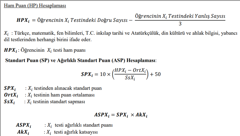LGS puan hesaplama: LGS'de puan nasıl hesaplanır? İşte formülü... - Resim : 1