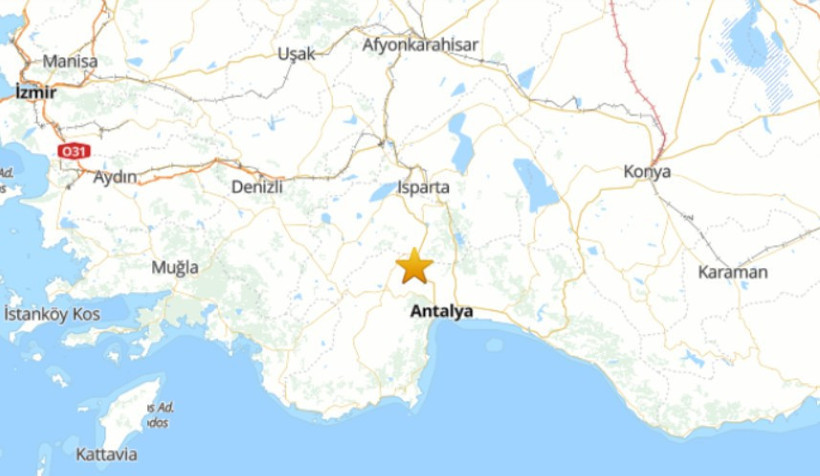 Antalya 3.5 büyüklüğünde deprem ile sallandı - Resim : 1