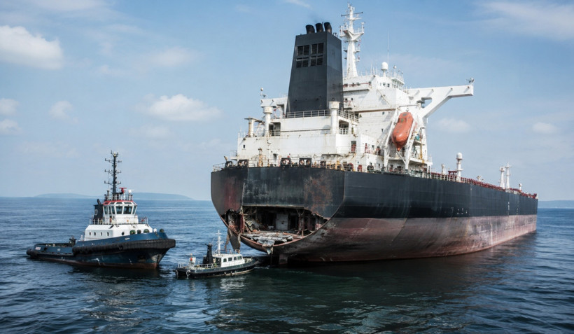 Hürmüz girişinde tanker vuruldu, gemi kumanda dışı kaldı - Resim : 1