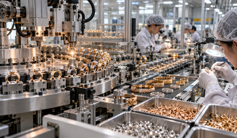 Dünyanın en büyük mücevher fabrikası açıldı - Resim : 1