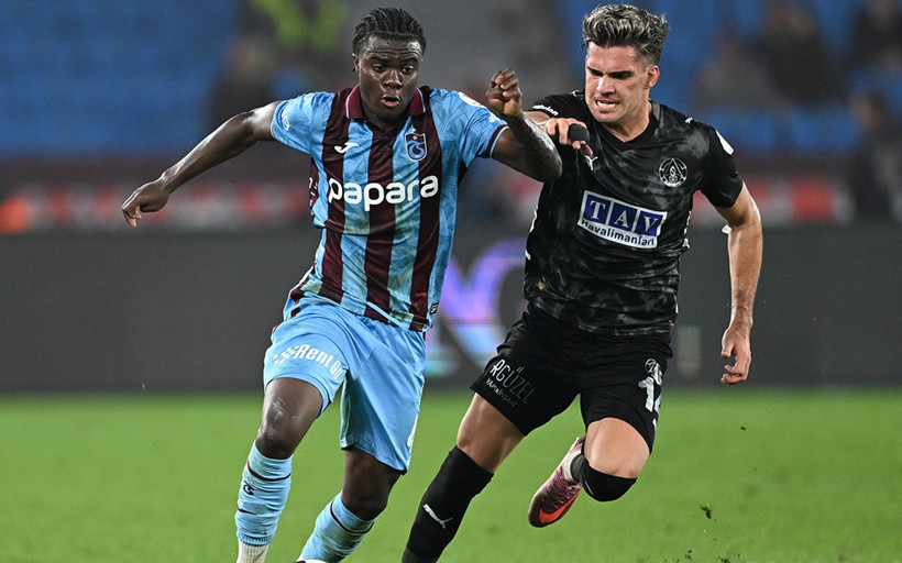 Trabzonspor evinde puan kaybetti