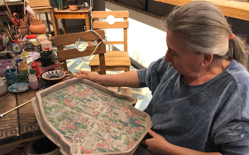 Papa 14’üncü Leo’nun İznik ziyareti için özel çini eseri hazırlandı