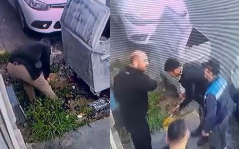 İSKİ çalışanının yaptığına bakın: Önce boruyu kesti, sonra tamire geldi