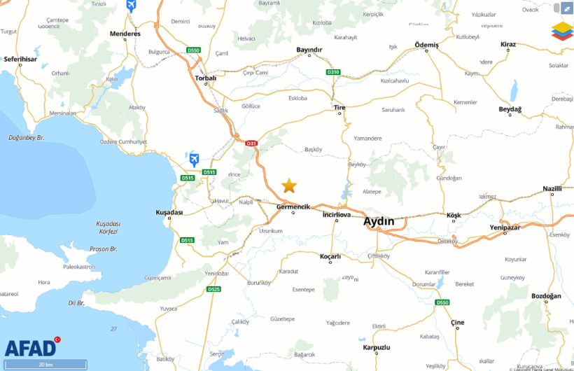 Aydın'da korkutan deprem! - Resim : 1