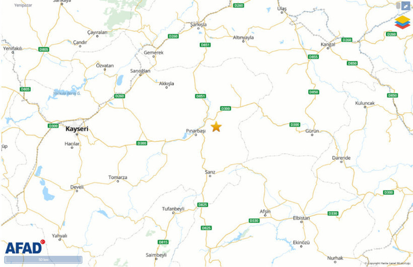 Kayseri'de korkutan deprem! - Resim : 1