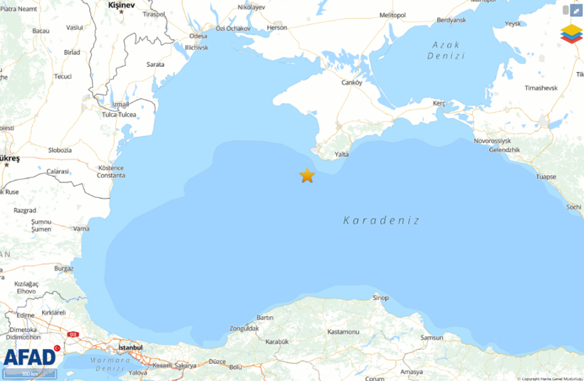 Karadeniz'de 4 büyüklüğünde deprem! - Resim : 1