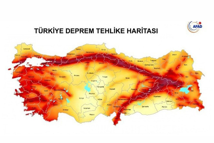 TÜRKİYE DEPREM RİSK HARİTASI... Marmara denizi ve İstanbul deprem risk haritası - Resim: 1