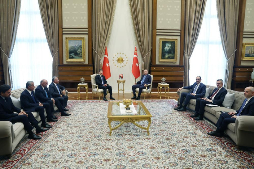 Cumhurbaşkanı Erdoğan, IKBY Başkanı Barzani’yi kabul etti - Resim : 1