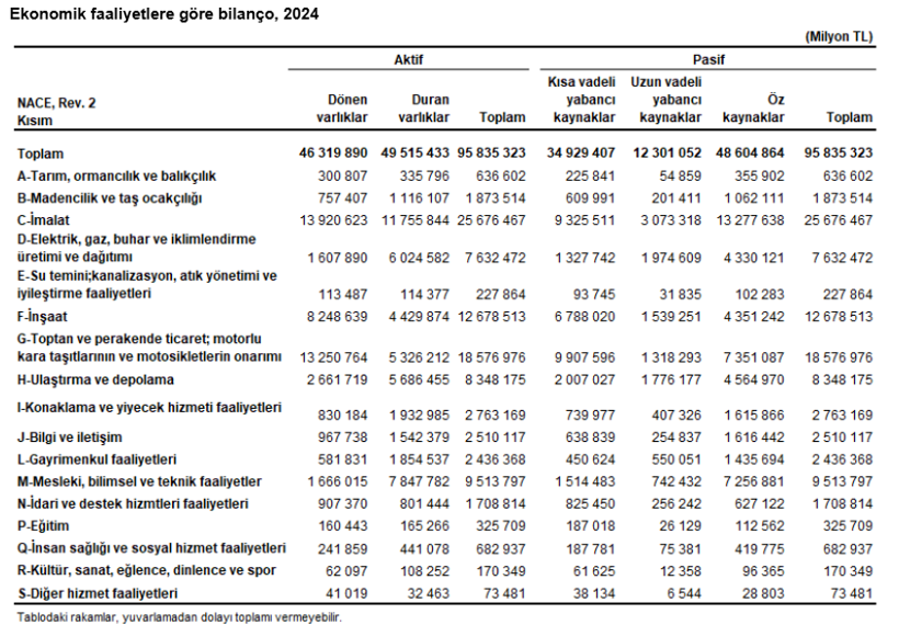 Türkiye'deki firmaların aktif büyüklüğü belli oldu - Resim : 2