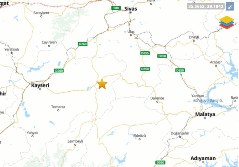 Son dakika: Kayseri'de korkutan deprem - Resim : 1