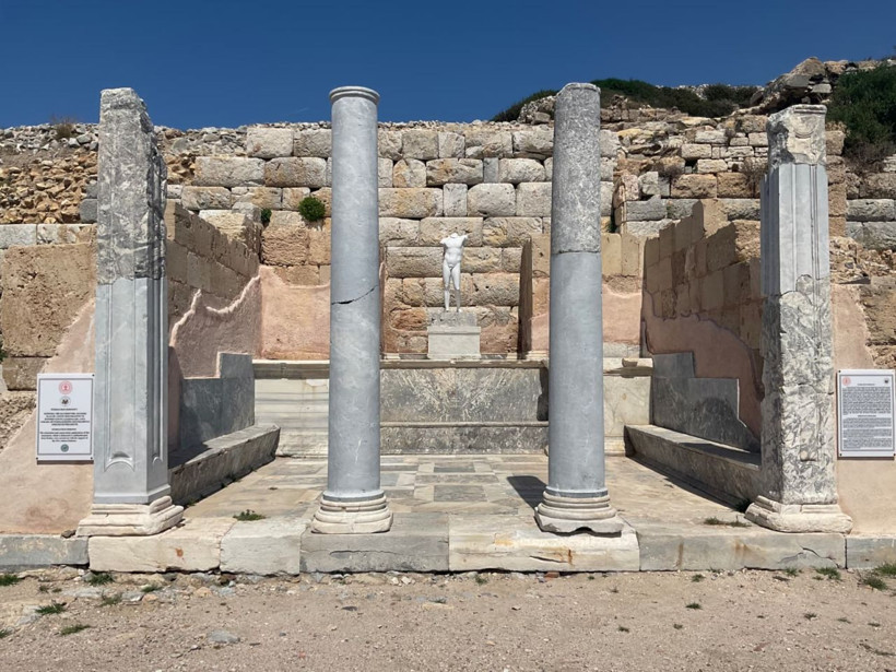 Knidos yenilendi! Tarihi kentte yeni gezi rotaları ve çevre düzenlemesi tamamlandı - Resim: 11