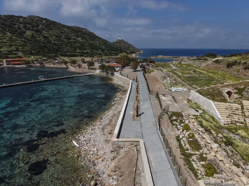 Knidos yenilendi! Tarihi kentte yeni gezi rotaları ve çevre düzenlemesi tamamlandı - Resim: 3