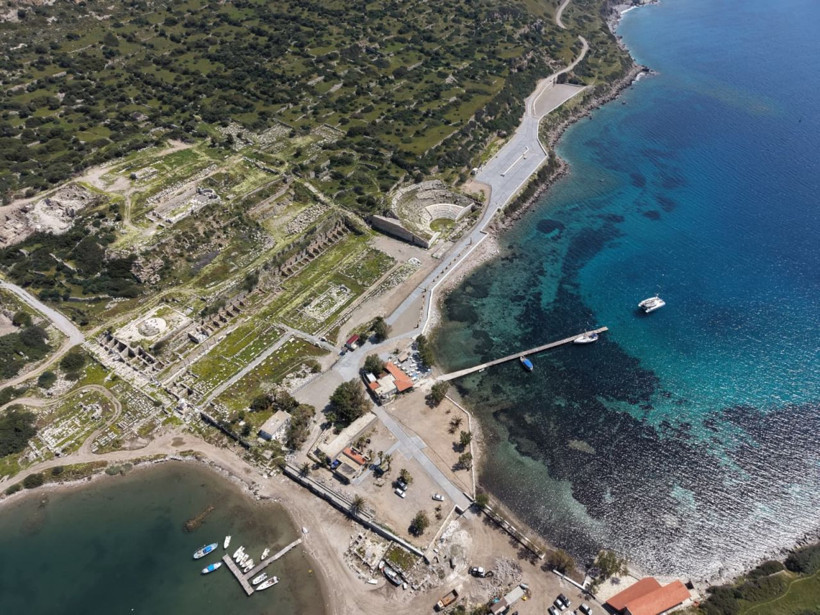 Knidos yenilendi! Tarihi kentte yeni gezi rotaları ve çevre düzenlemesi tamamlandı - Resim: 4