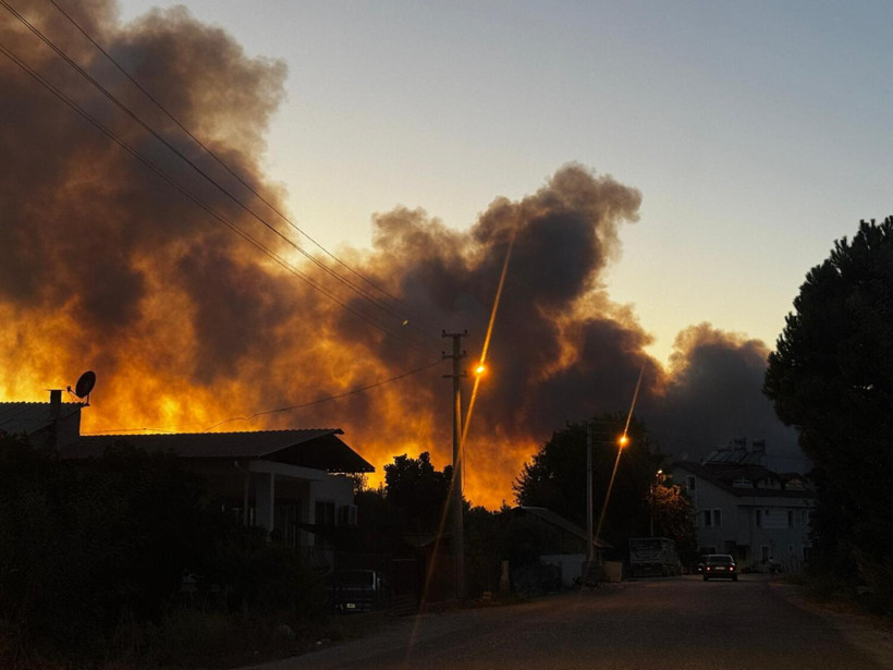 Fethiye'de yanan ormanlık alan havadan görüntülendi - Resim: 6