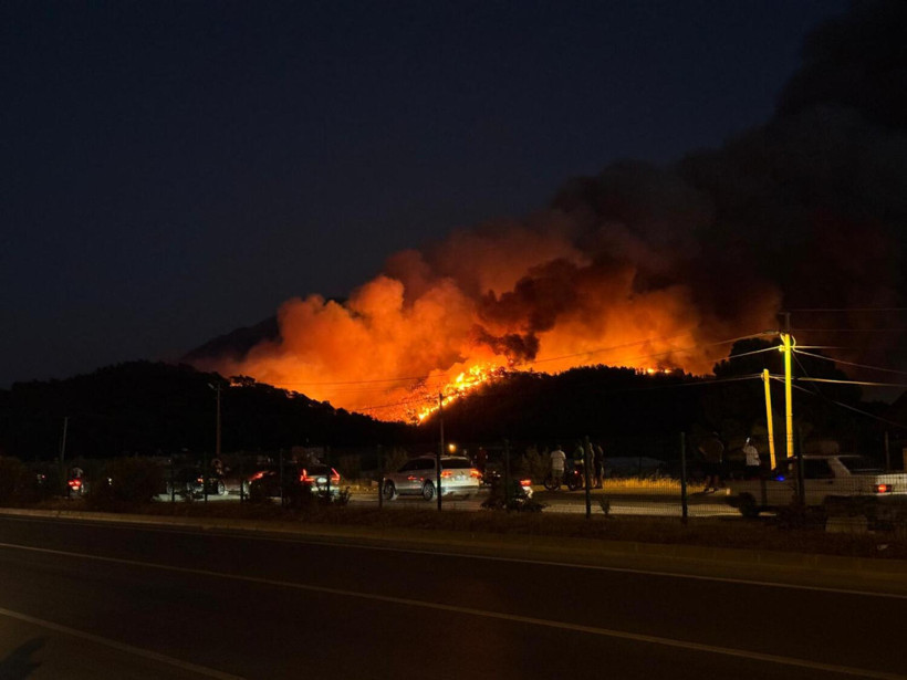 Fethiye'de yanan ormanlık alan havadan görüntülendi - Resim: 8