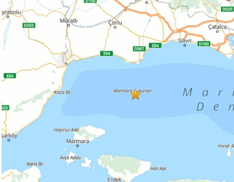 Som dakika: Marmara Denizi'nde 4 büyüklüğünde deprem - Resim : 1