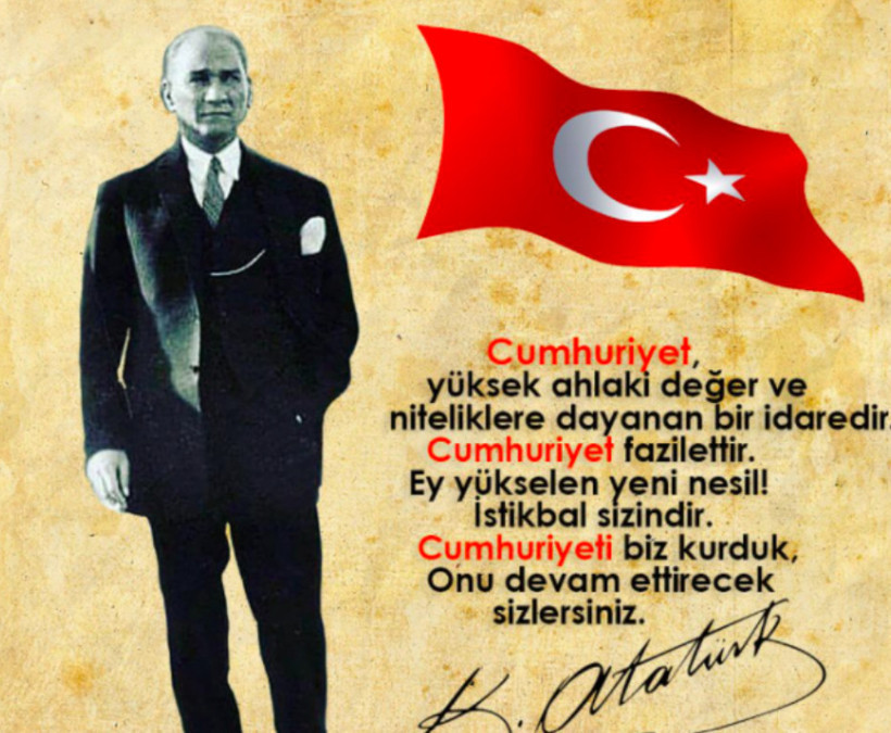 CUMHURİYET BAYRAMI MESAJLARI: 29 Ekim Cumhuriyet Bayramı resimli mesajı ve sözleri... - Resim : 1